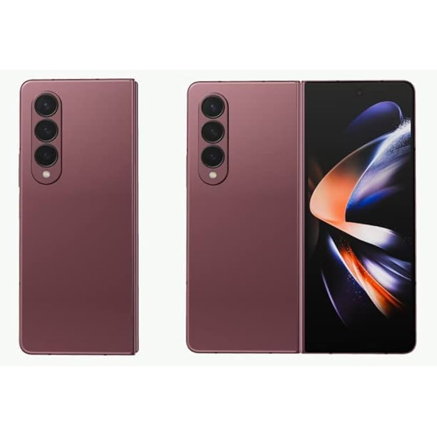 Samsung Galaxy ZFold 4 - 256GB - Burgundy Red - Dual Sim