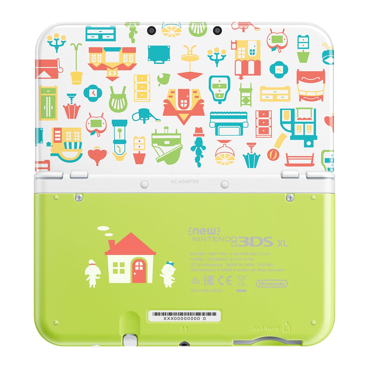 New Nintendo 3DS XL Animal Crossing: Happy Home Designer Edition (White/Green)