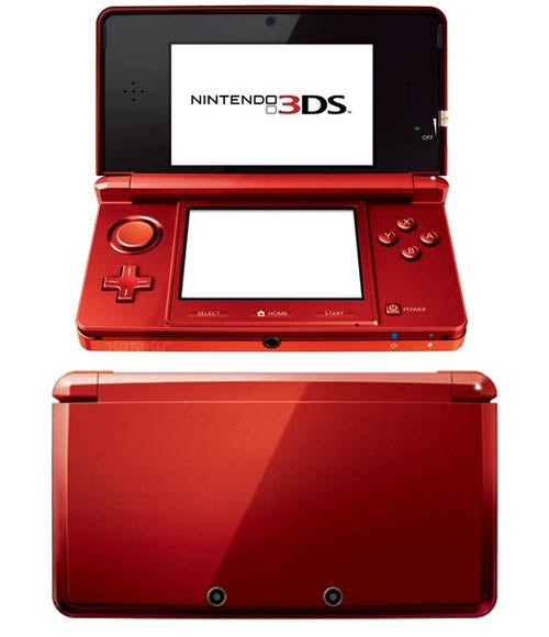 Nintendo 3DS Flame Red