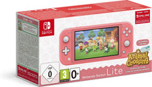 Nintendo Switch Lite - Coral Pink + Animal Crossing: New Horizons