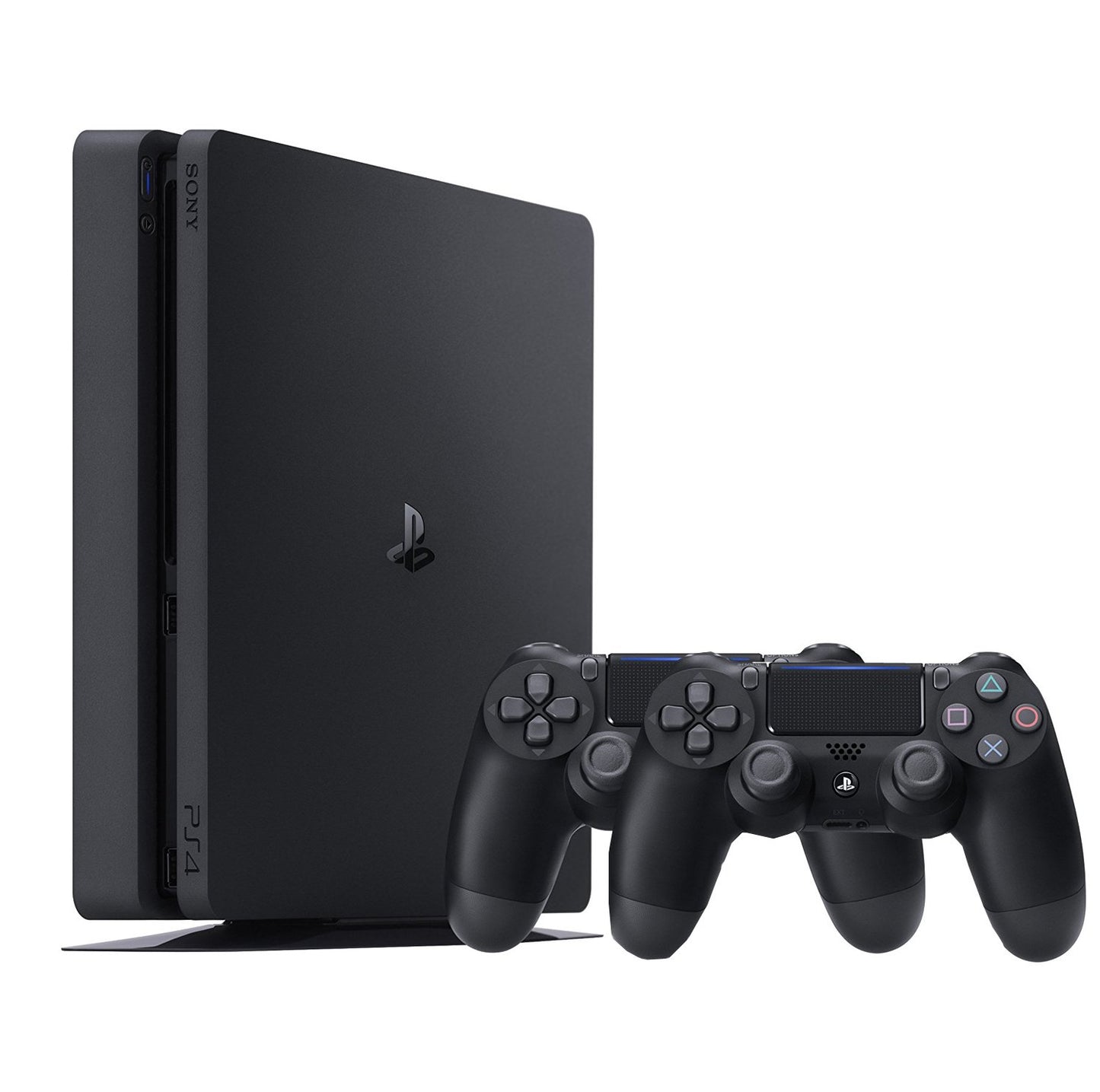 PlayStation 4 Slim 500GB - 2 Controller Bundle - Black