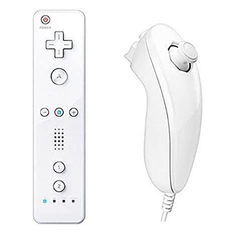 Nintendo Wii-afstandsbediening (Non-MotionPlus) + Nunchuk - Wit - Originele bundel